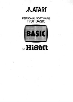 Atari Personal Software First Basic Hisoft