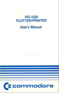 VIC-1520 PLOTTER/PRINTER User's Manual