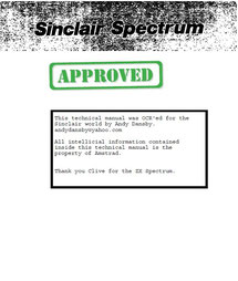 Sinclair ZX Spectrum 48K Service Manual